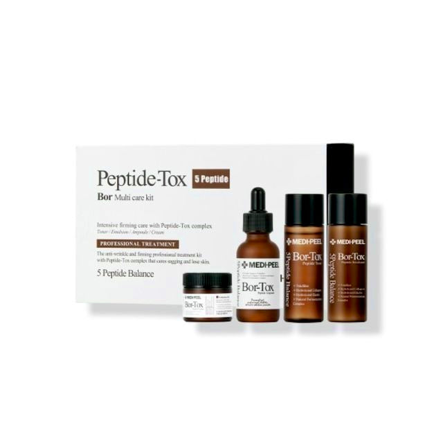 Medi-Peel Bor Tox Multi Care Kit Bor-tox Peptide Ampoule 30ml Toner Emulsion Cream 50g